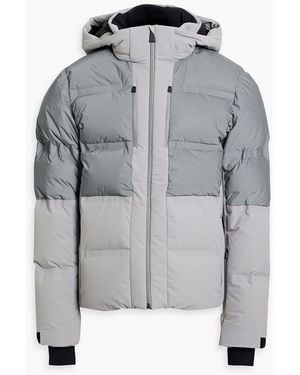 Aztech Mountain Super Nuke Quilted Down Ski Jacket - Gray