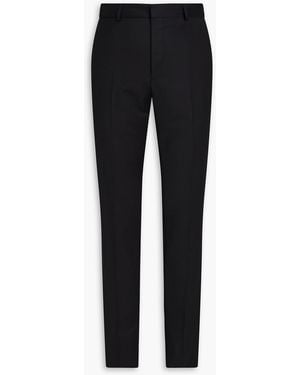 dunhill Wool-Flannel Trousers - Black