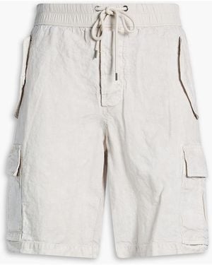 James Perse Linen Chino Shorts - Grey
