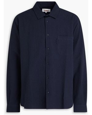 YMC Hemd aus ripstop aus einer baumwollmischung - Blau
