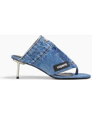 Coperni Denim Mules - Blue