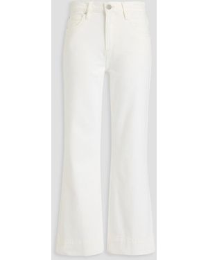 FRAME The Extreme High-rise Flared Jeans - White