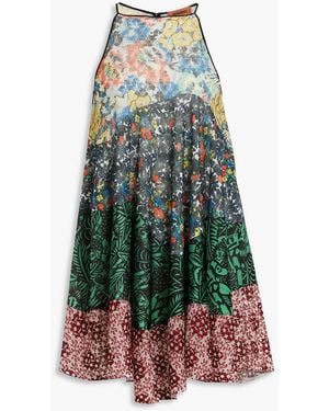 Missoni Paneled Crochet-knit Mini Dress - Multicolor