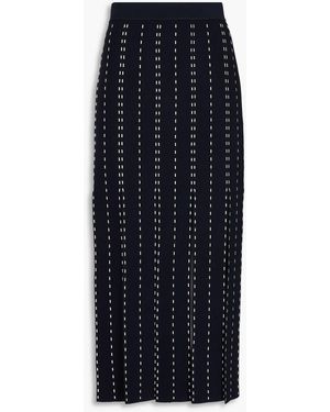 Jonathan Simkhai Stretch-knit Midi Skirt - Blue