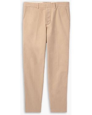 Tom Ford Cotton-Blend Moleskin Straight-Leg Pants - Natural