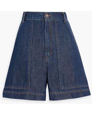 Weekend by Maxmara Nabulus Denim Shorts - Blue