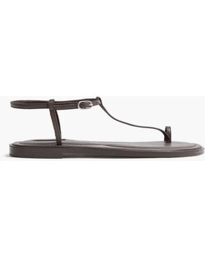 A.Emery Suvi Leather Sandals - Natural