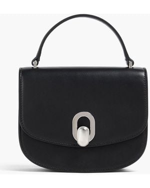 SAVETTE Leather Tote - Black