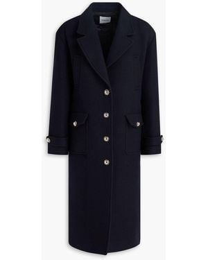 Sandro Felt Coat - Blue