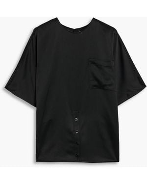 3.1 Phillip Lim Satin Top - Black