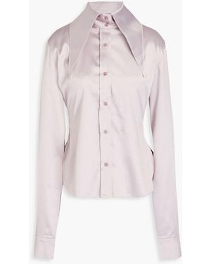 16Arlington Ione Satin Shirt - Pink