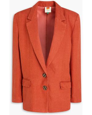 FARM Rio Linen Blazer - Orange