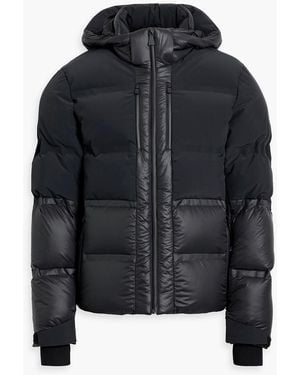 Aztech Mountain Super Nuke Quilted Down Ski Jacket - Black