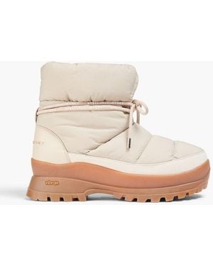 Stella McCartney Quilted Stretch-shell Snow Boots - White