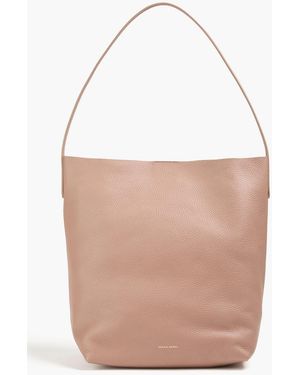 Mansur Gavriel Everyday Cabas Pebbled-Leather Tote - Natural