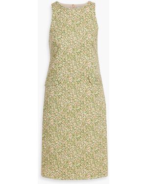 Mikael Aghal Kleid aus baumwolle mit floralem print - Grün