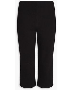 Rag & Bone Iris Cropped Jersey Bootcut Trousers - Black