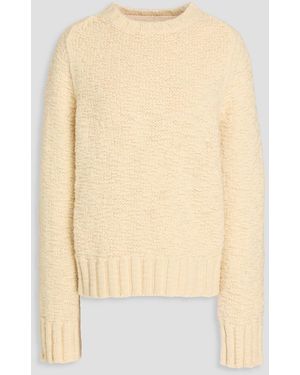 Jil Sander Bouclé Wool Sweater - Natural