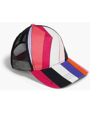 Emilio Pucci Printed Twill Baseball Cap - Pink