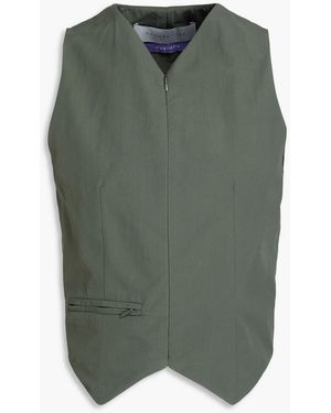 Conner Ives Cotton Vest - Green