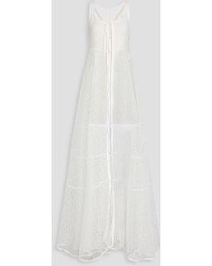 Jacquemus Dentelle Lace Gown - White