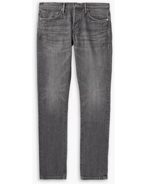 Tom Ford Slim-Fit Straight-Leg Selvedge Jeans - Gray