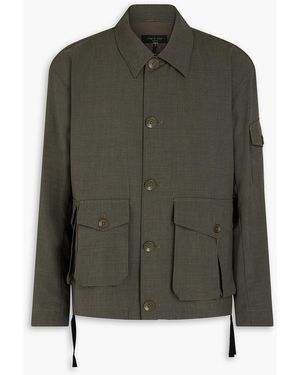 Rag & Bone Cade overshirt aus einer wollmischung - Grün