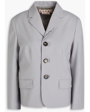 Marni Wool Blazer - Grey