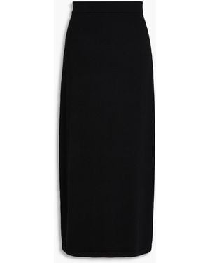 Zimmermann Wool Midi Skirt - Black
