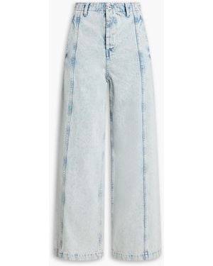 YMC High-Rise Wide-Leg Jeans - Blue