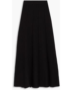 Zimmermann Knitted Midi Skirt - Black