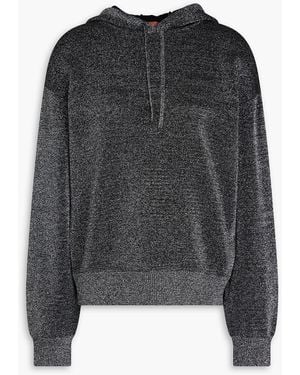 Missoni Metallic Knitted Hoodie - Grey