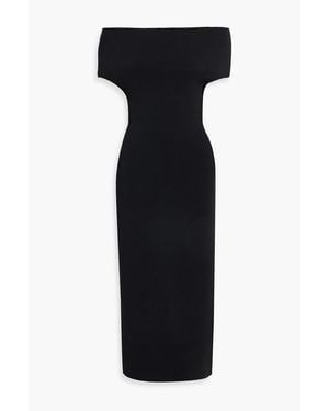 burgundy velvet dress off shoulder May Queen RQ8085 - Long Sheath Dress