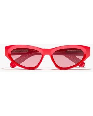 Zimmermann Cat-Eye Acetate Sunglasses - Red