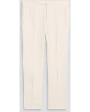 Thom Browne Wool-Twill Pants - Natural