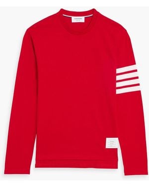 Thom Browne Printed Cotton-Jersey T-Shirt - Red