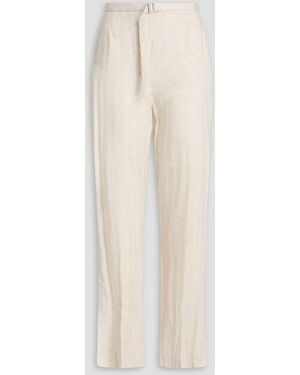 Day Birger et Mikkelsen Herringbone Tweed Straight-leg Trousers - White