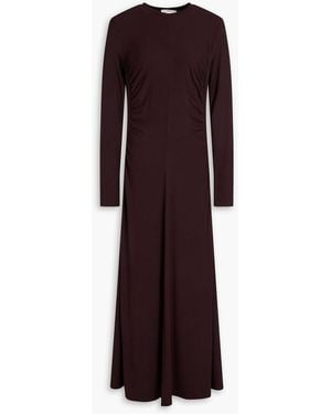 Vince Stretch-jersey Midi Dress - Purple