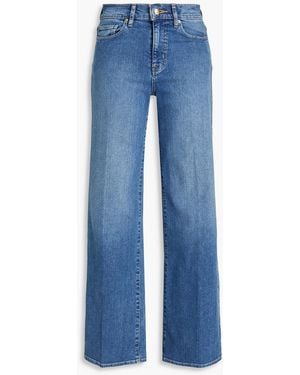 FRAME Le Slim Palazzo High-rise Wide-leg Jeans - Blue