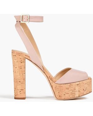 Giuseppe Zanotti Plateausandalen "betty" aus lackleder - Pink