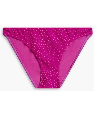 ViX Louise tief sitzendes bikini-höschen mit polka-dots - Pink