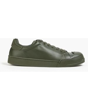 Marni Dada Leather Trainers - Green