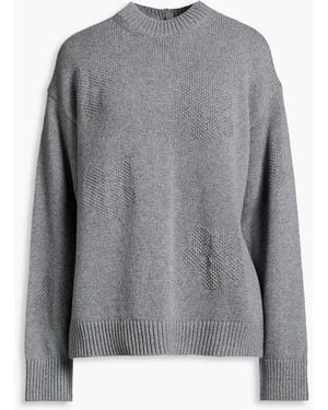 Cecilie Bahnsen Odette Cashmere And Wool-Blend Jumper - Grey