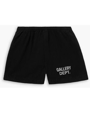 GALLERY DEPT. Zuma straight-leg logo-print cotton-jersey shorts - Schwarz