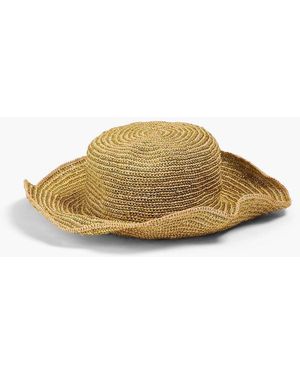 Sensi Studio Metallic toquilla straw sun hat - Natur