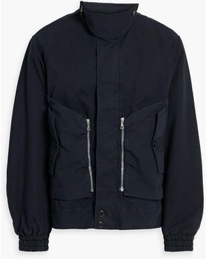 Dries Van Noten Zip-Detailed Cotton-Canvas Jacket - Blue