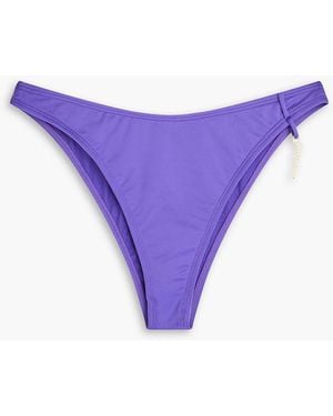 Jacquemus Le bas de maillot signatu halbhohes bikini-höschen mit verzierung - Lila
