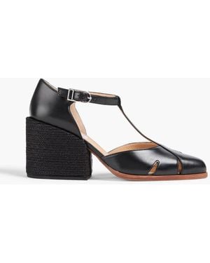 Gabriela Hearst Ivy Leather Court Shoes - Black