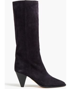 Isabel Marant Rouxy Suede Boots - Black