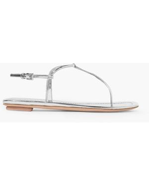 Prada Leather Sandals - White